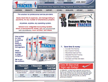 Tablet Screenshot of 1tracker.com